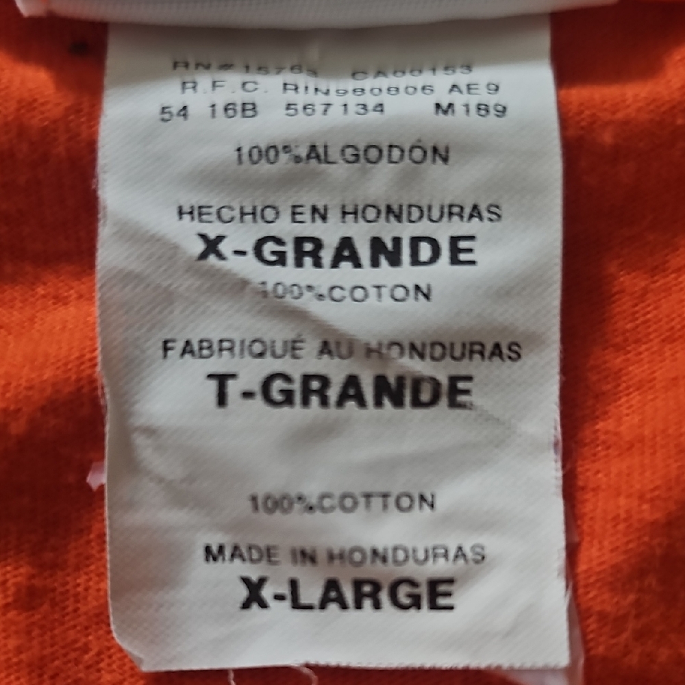 Harley Davidson Long Sleeve Safety Orange Somerset PA HD T-Shirt Men's Size XL - Picture 11 of 13